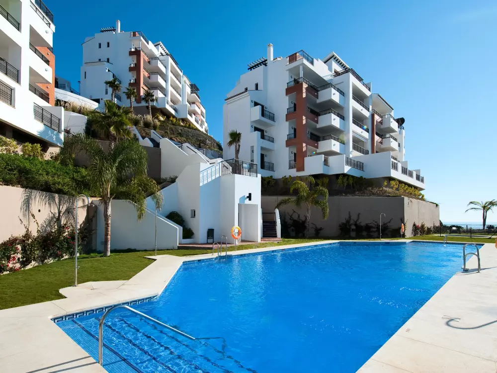 Zijaanzicht residentie