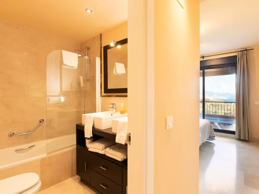 Zijaanzicht residentie