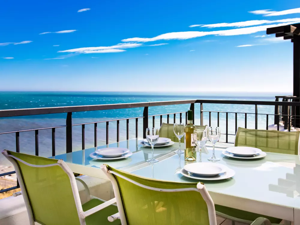 Zijaanzicht residentie