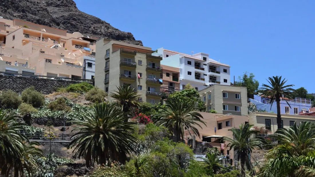Appartementen in Valle Gran Rey. Ile de La Gomera