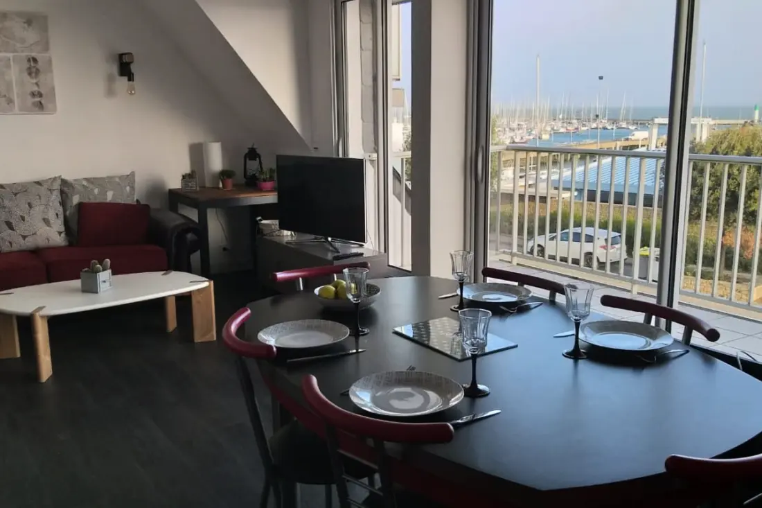 Résidence Quiberon apartman kilátással a tengerre - hozzáférés a strandhoz