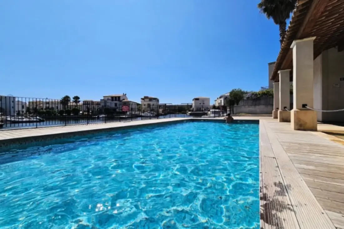 Marina lakhelye 6 Pers Aigues-mortes - Terrace, Clim, Canal View és Shared Pool