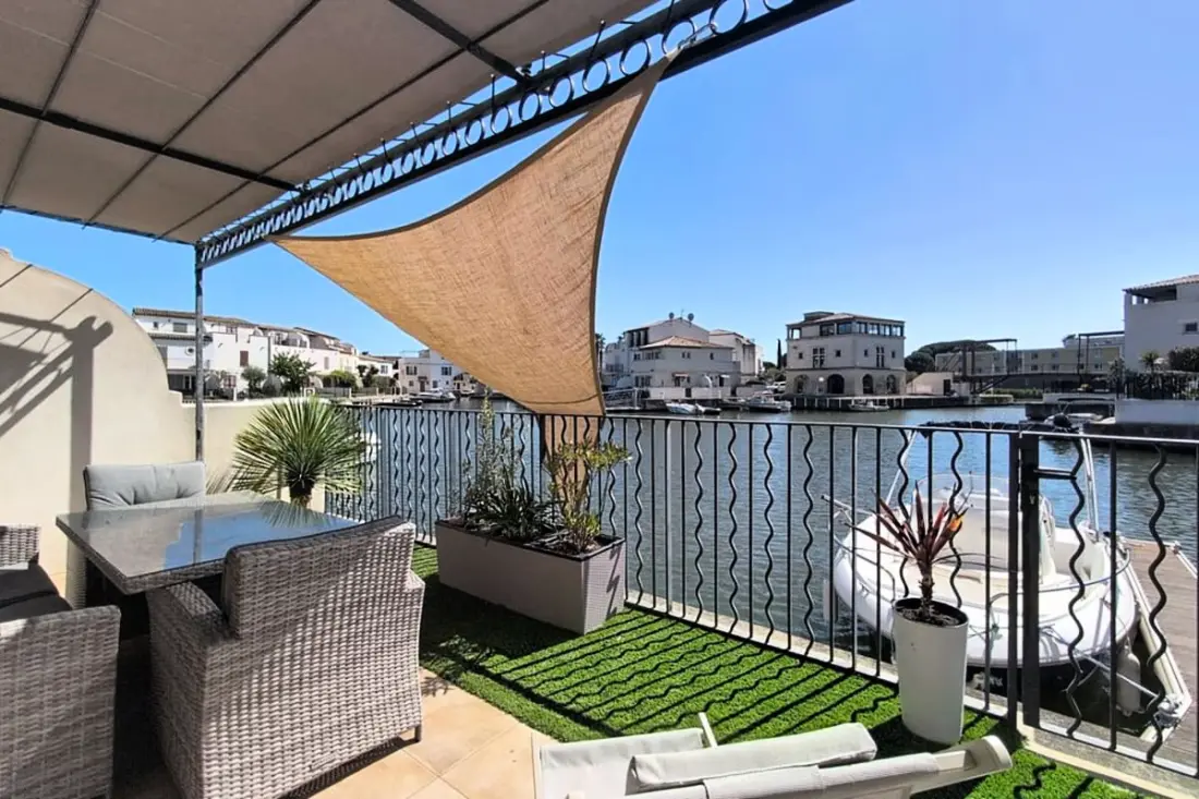Marina lakhelye 6 Pers Aigues-mortes - Terrace, Clim, Canal View és Shared Pool