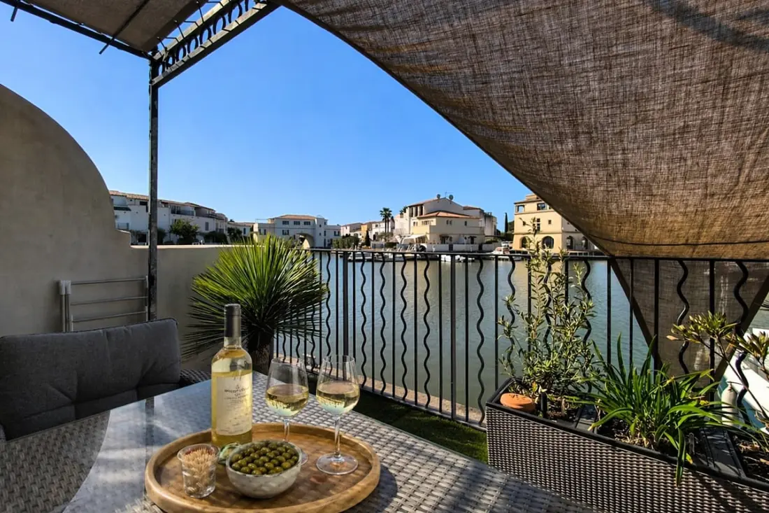 Marina lakhelye 6 Pers Aigues-mortes - Terrace, Clim, Canal View és Shared Pool