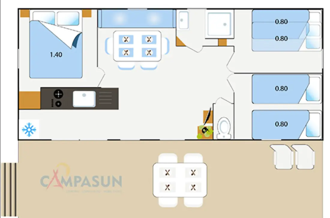 Campasun Eagle Camping 2 Sterne★★