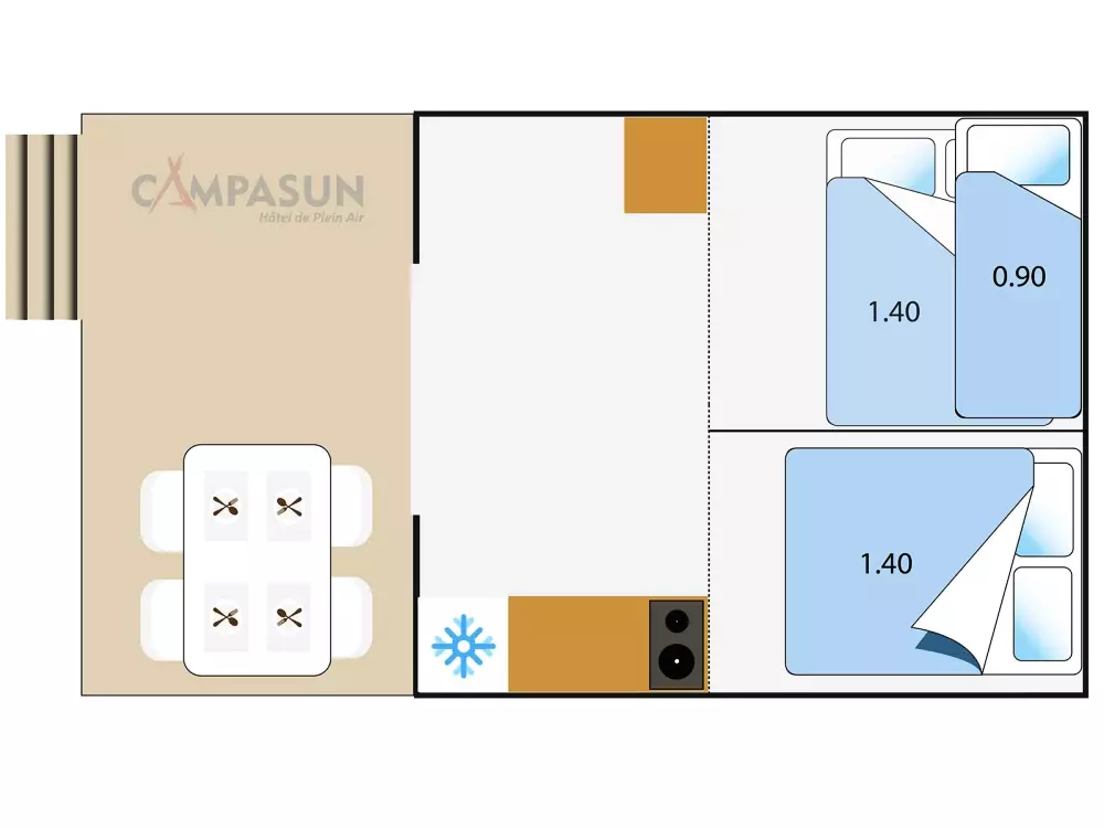 Campasun Eagle Camping 3 Stars★★★