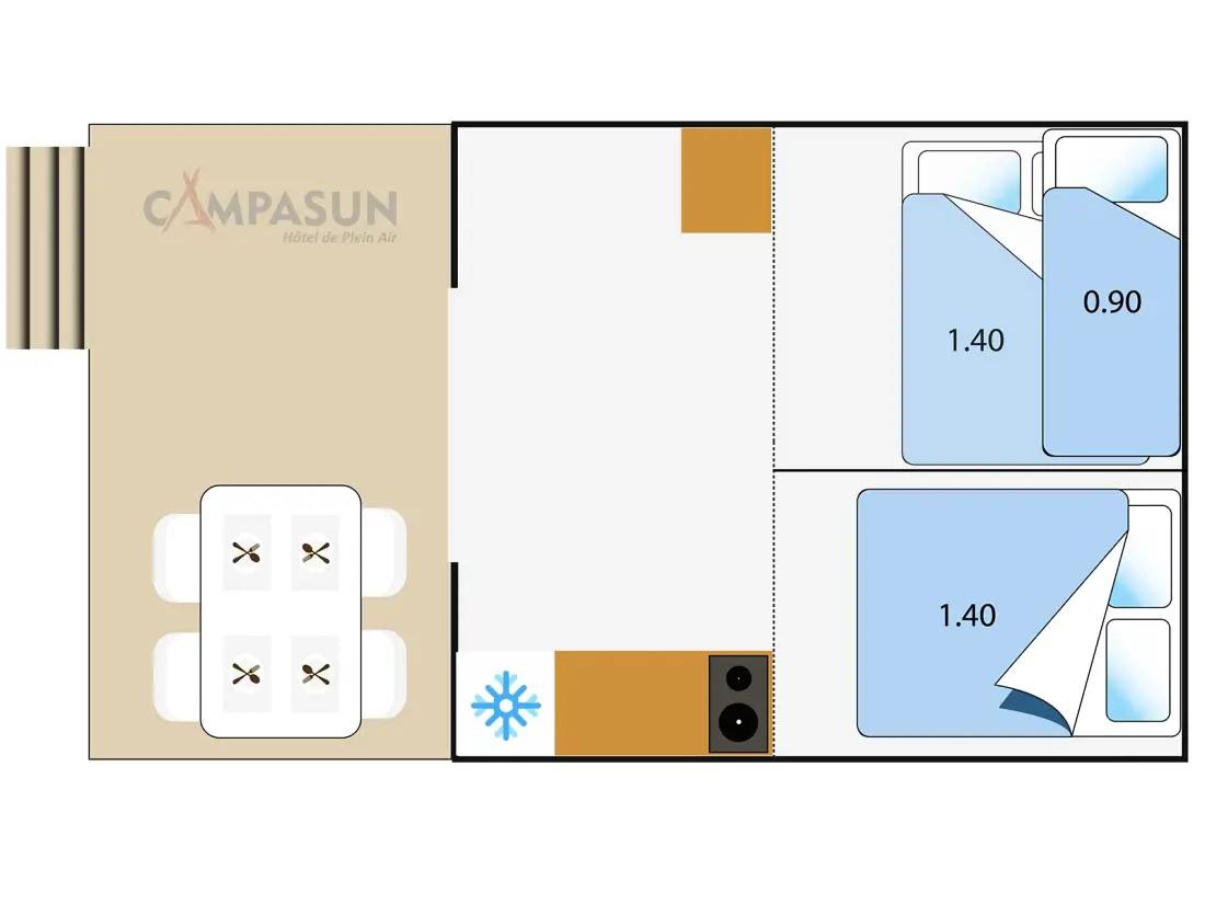 Campasun Eagle Camping 2 Sterne★★