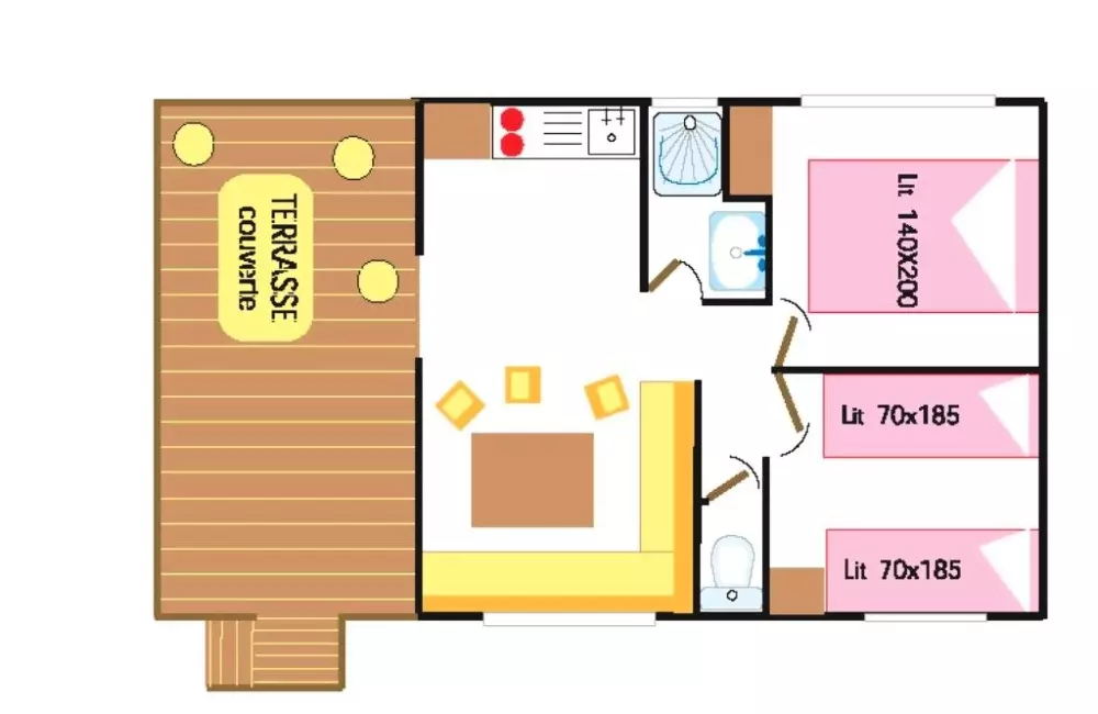 Camping La Forêt 3 Stjerner★★★