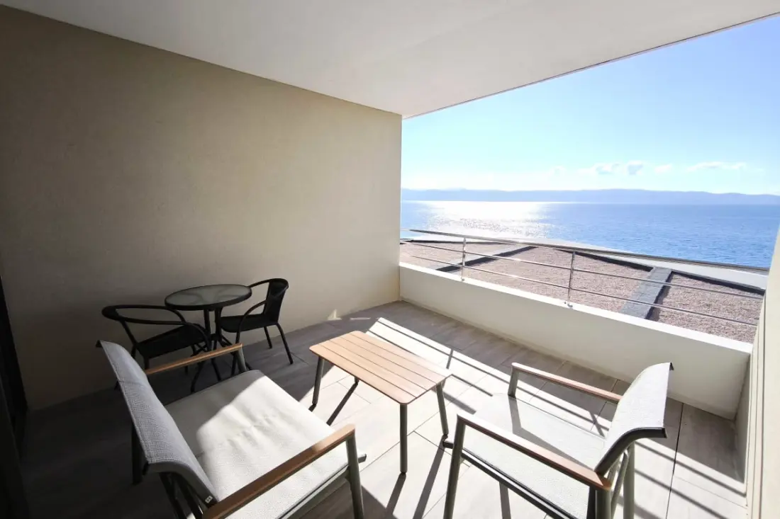 Stúdió Sea és Pool View, Ideálisan elhelyezett