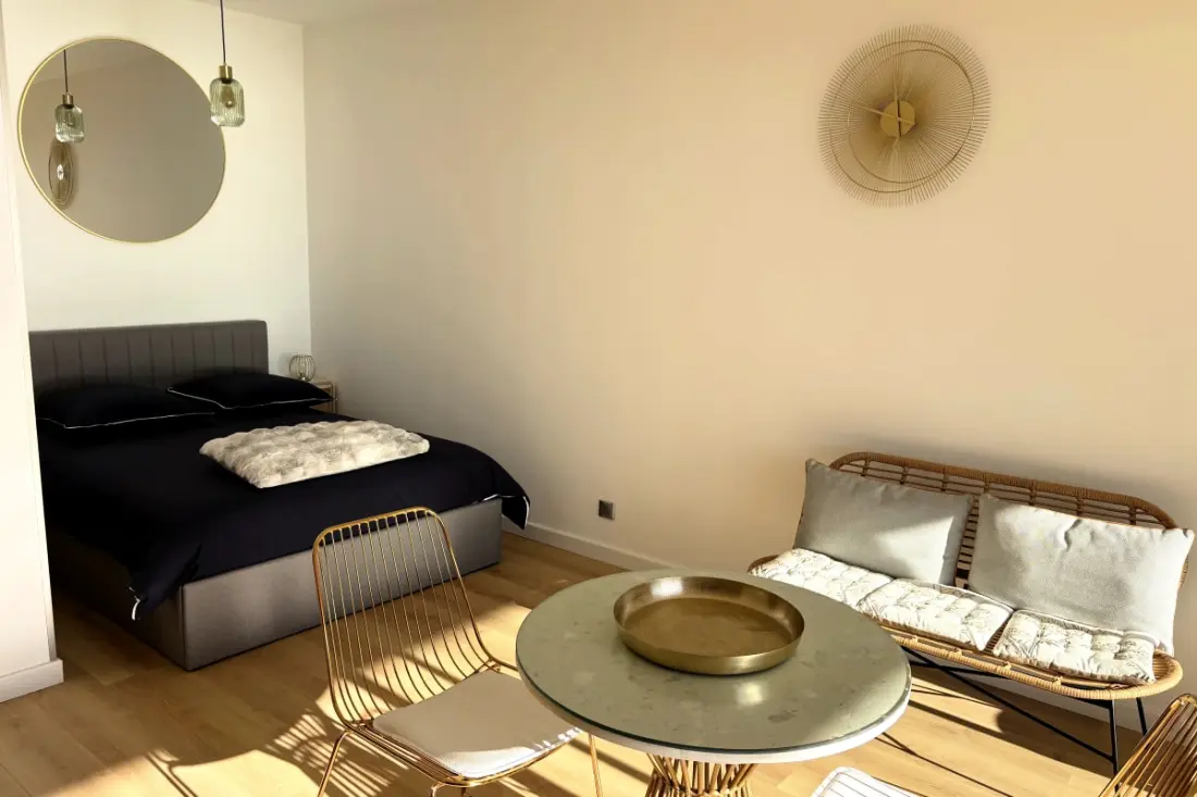 Luminous Studio with Sea View in Ajaccio