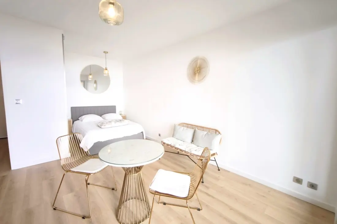 Luminous Studio with Sea View in Ajaccio