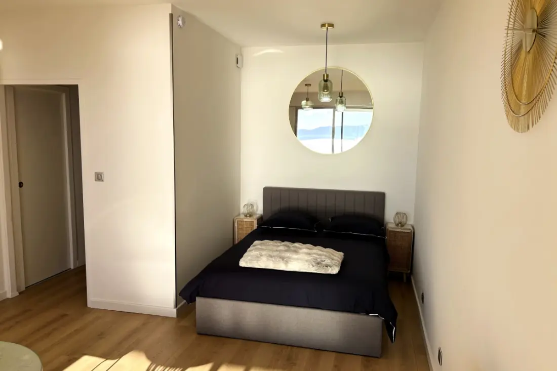 Luminous Studio with Sea View in Ajaccio