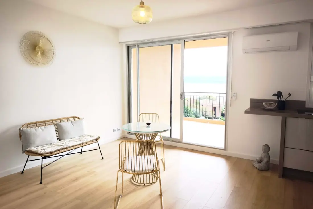 Luminous Studio with Sea View in Ajaccio