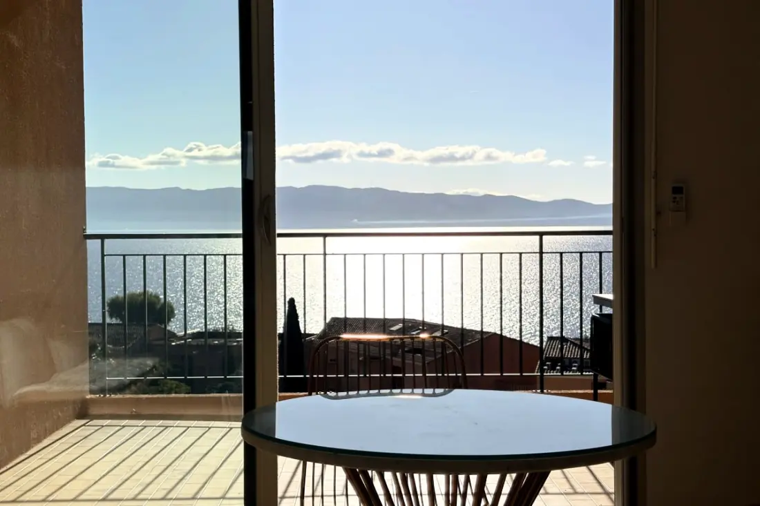 Luminous Studio with Sea View in Ajaccio