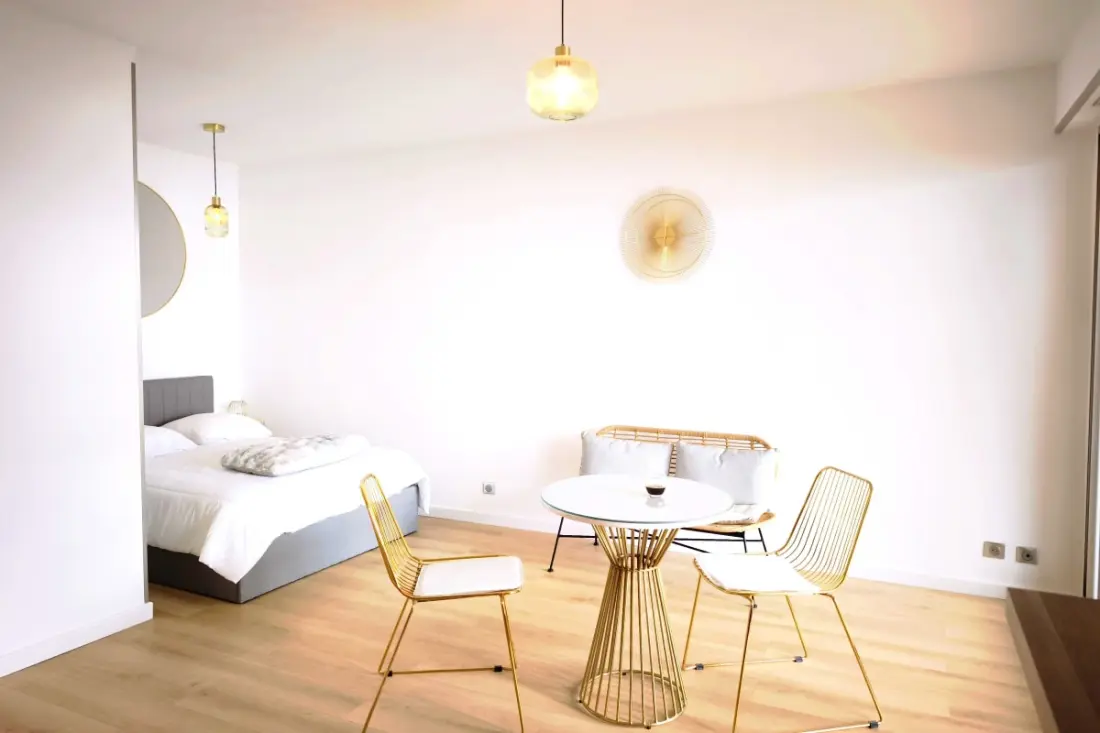 Luminous Studio with Sea View in Ajaccio
