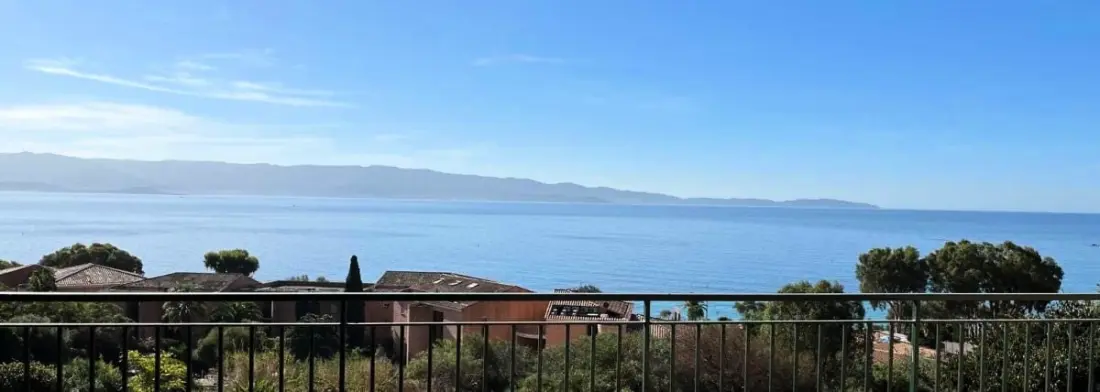 Luminous Studio with Sea View in Ajaccio