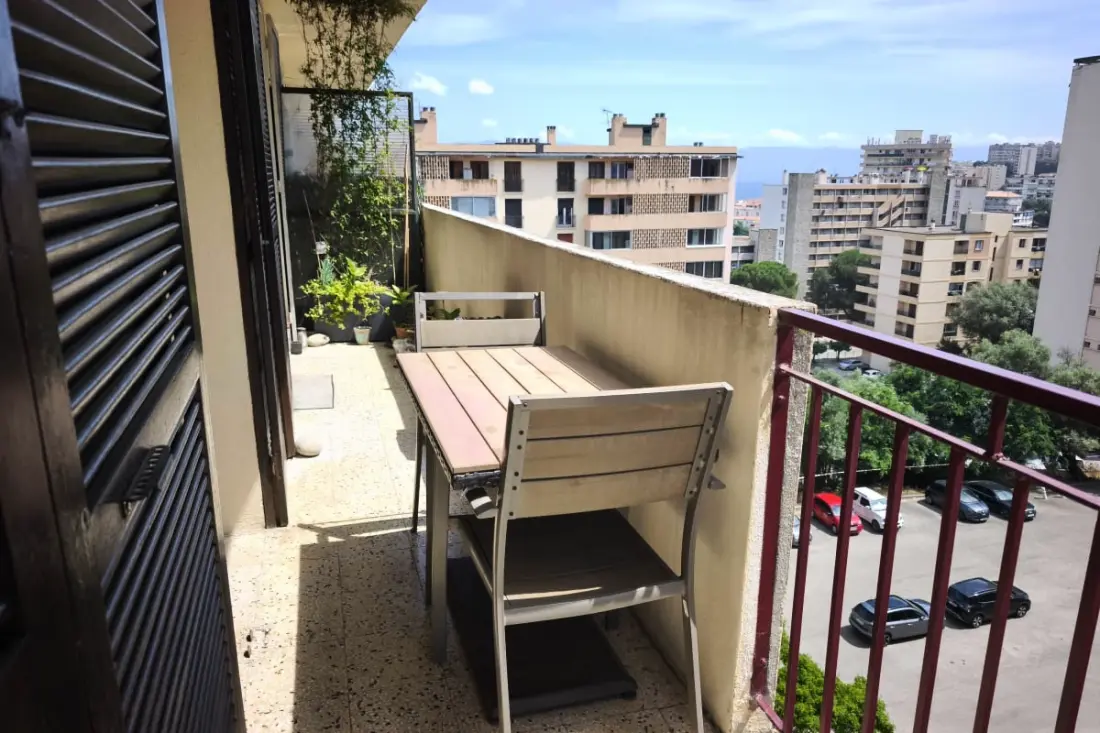 Luminous apartman Balcony-val Ajaccio-ban
