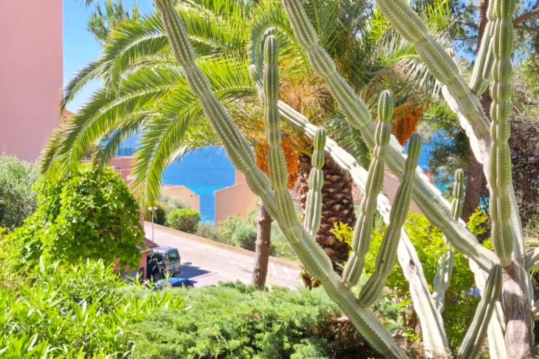 Sea and Garden View Studio 10 perc strandok