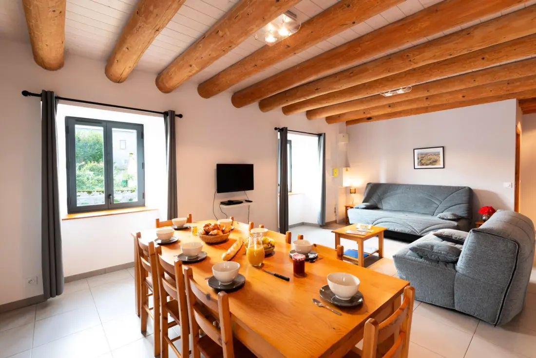 Gîte de France Gîte de France 6/10 Personen auf dem Bauernhof Lionnet 3 Ähren