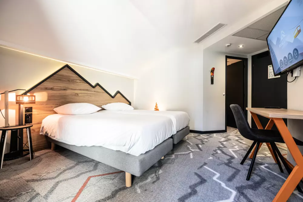 Hotel Base Camp Lodge Albertville - Morgenmad inkluderet