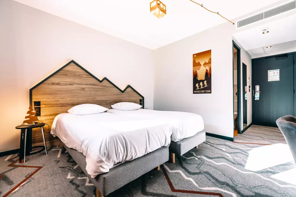 Hotel Base Camp Lodge Albertville - Morgenmad inkluderet