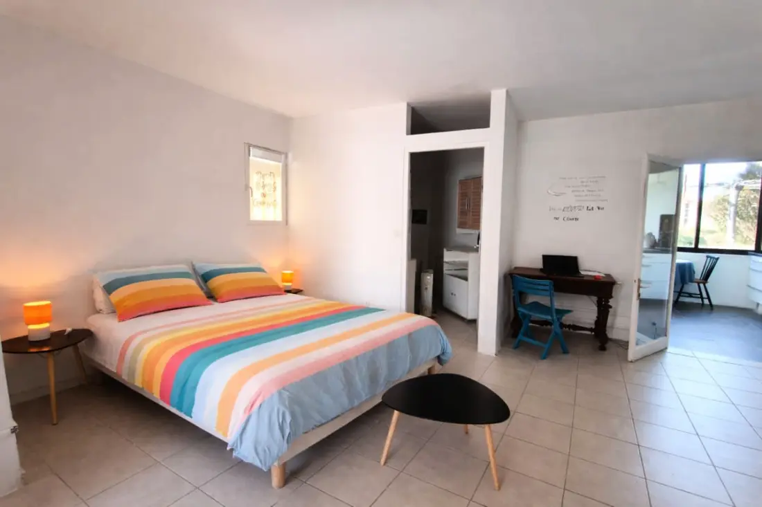 Apartman 100m De La Mer terasz