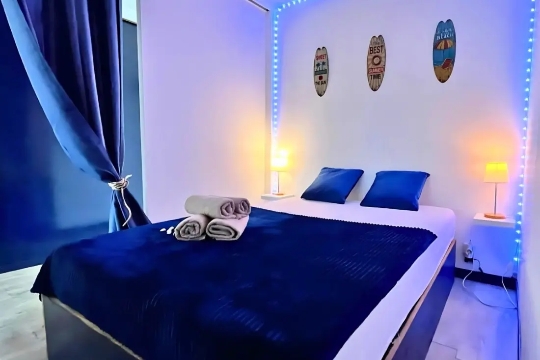 Apartman Cosy, 500 M De La Plage úszási medencével és tenisz