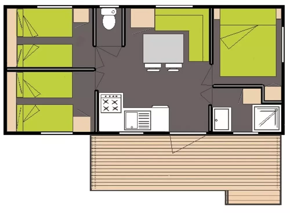 Camping Paradis Domaine de Gaujac4 Sterne★★★★