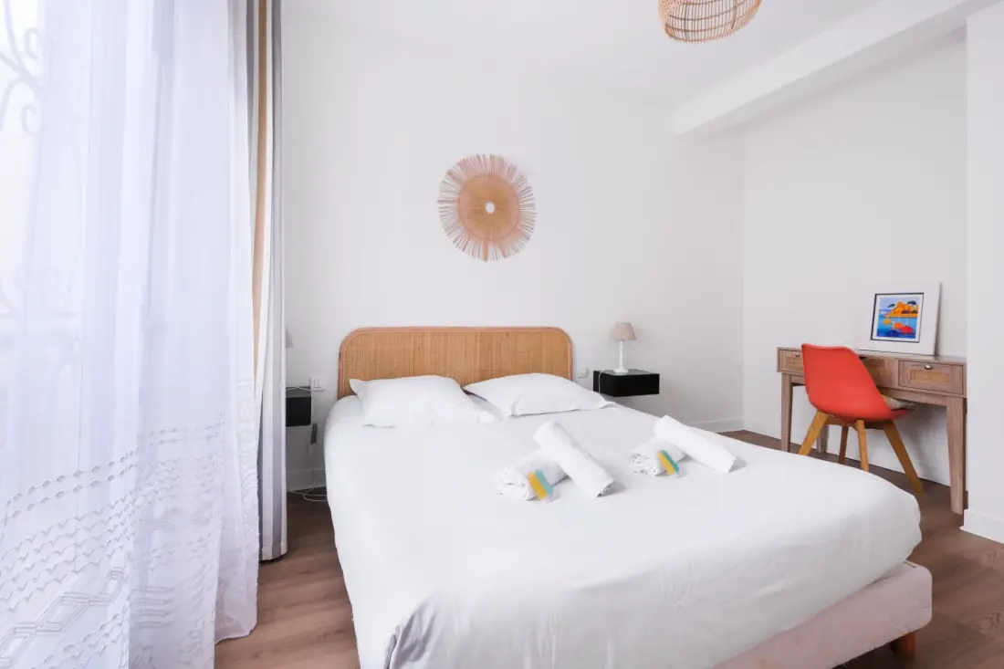 Appartement met tuin dichtbij het strand