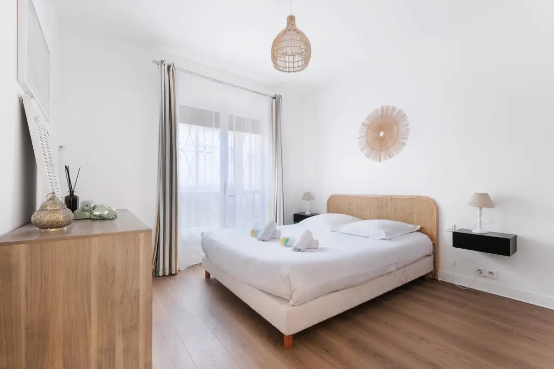 Appartement met tuin dichtbij het strand