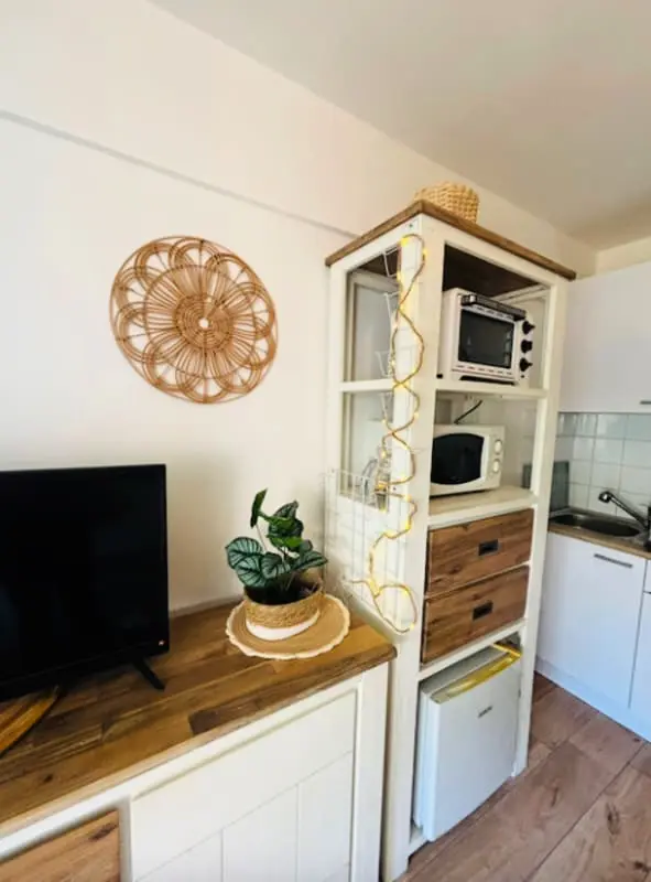 Charming Studio for Two With Balcony in Antibes.