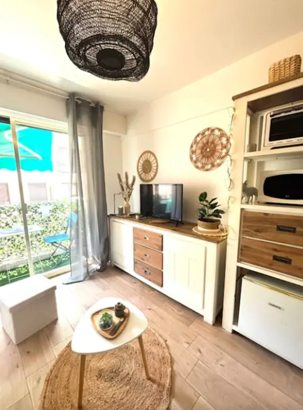 Charming Studio for Two With Balcony in Antibes.