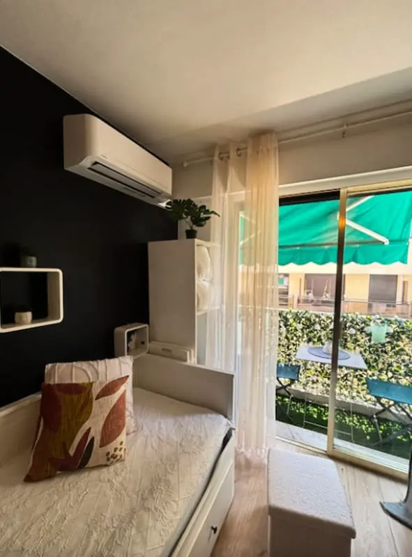 Charming Studio for Two With Balcony in Antibes.