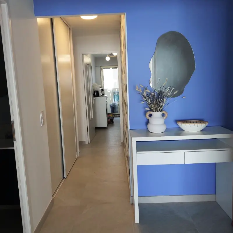 Residence 2 kamers zeefront in La Salis, Antibes, met terras en parkeergelegenheid