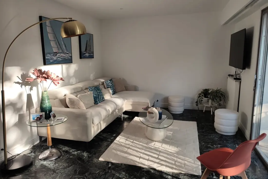 Residence Appartement Brand New Sea View Met 2 Slaapkamers in Antibes