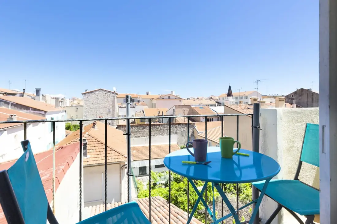 Residence Chez Dominique - Studio 2-4pers Antibes Fourmilliere központ - 3.