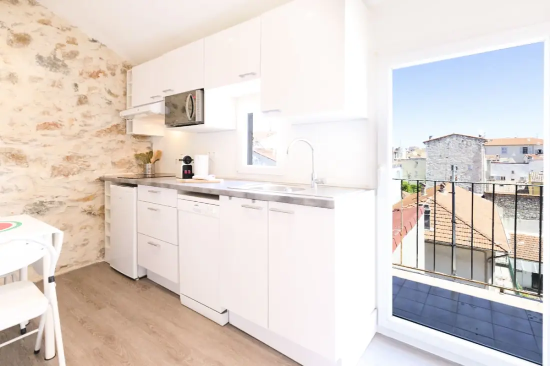 Residence Chez Dominique - Studio 2-4pers Antibes Fourmilliere központ - 3.