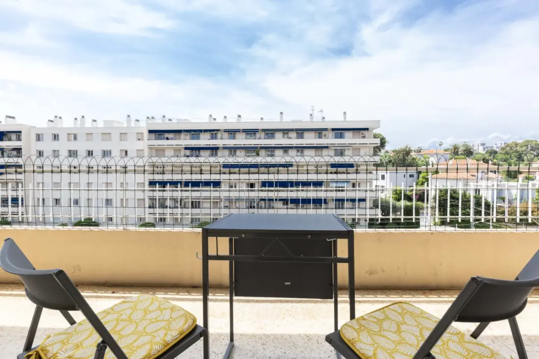 Residence Antibes Center, Tágas 3 szoba terasz és légkondicionáló