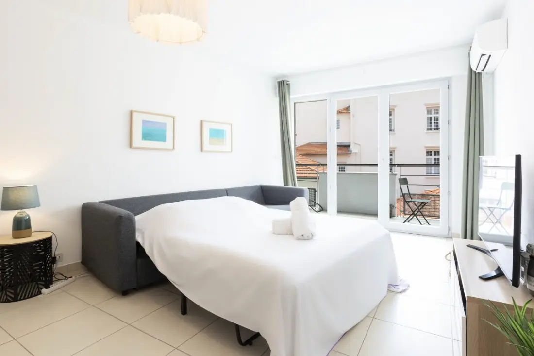 Residence Plaza Antibes: Apartman T2 a légkondicionálóval