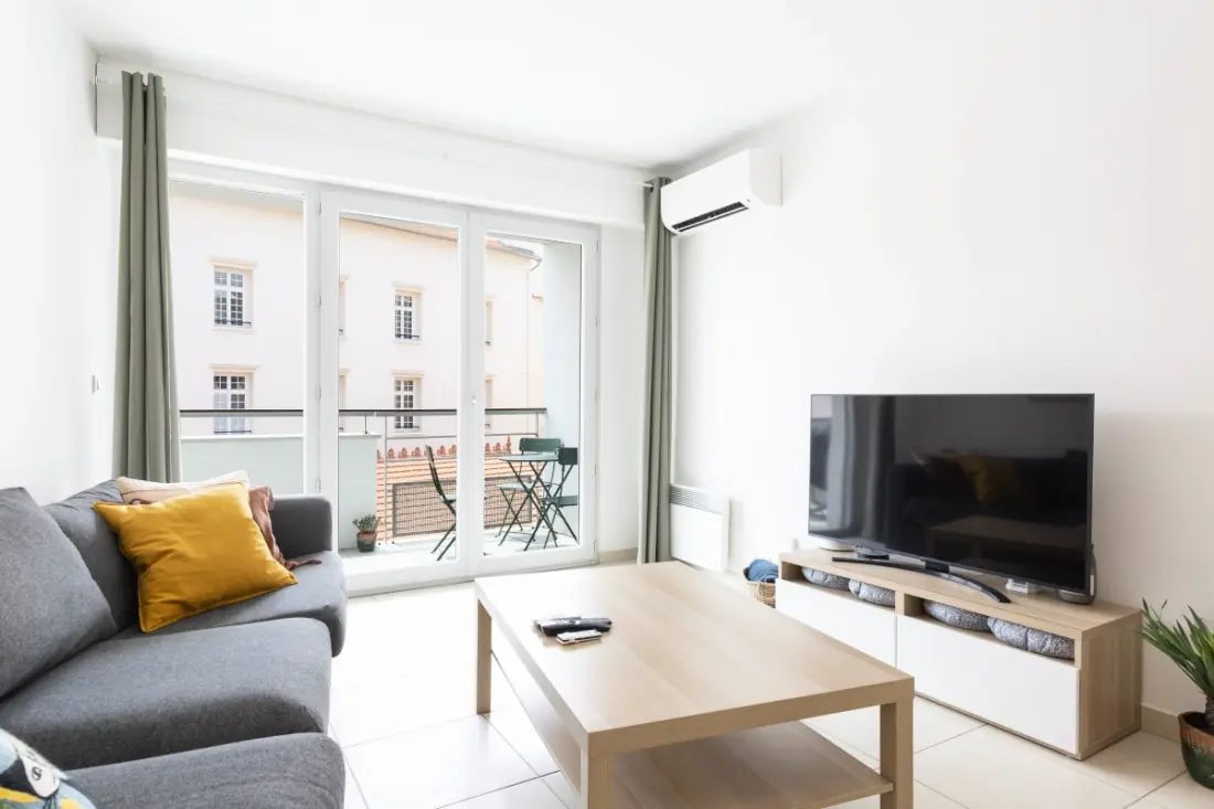 Residence Plaza Antibes: Apartman T2 a légkondicionálóval