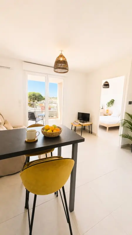 Residence T2 New Terrace, Private Parking és Wi-Fi - Antibes