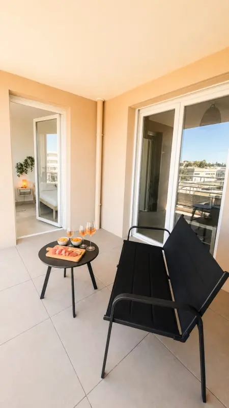 Residence T2 New Terrace, Private Parking és Wi-Fi - Antibes