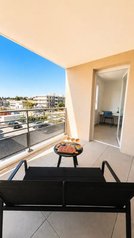 Residence T2 New Terrace, Private Parking és Wi-Fi - Antibes