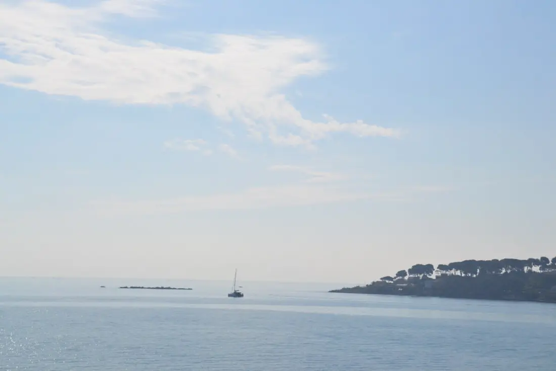 Uitzicht op zee en balkon - Studio Au Coeur du Vieille Antibes