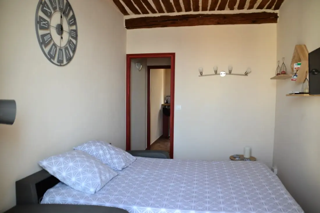 Uitzicht op zee en balkon - Studio Au Coeur du Vieille Antibes
