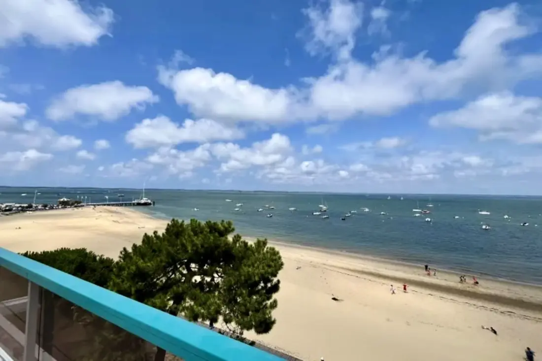 Eugénie - Terrace & Horizon Blue-duplex Tengeri kilátás Arcachonban