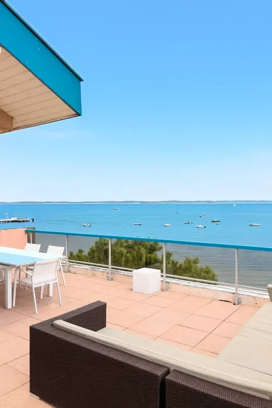 Eugénie - Terrace & Horizon Blue-duplex Tengeri kilátás Arcachonban