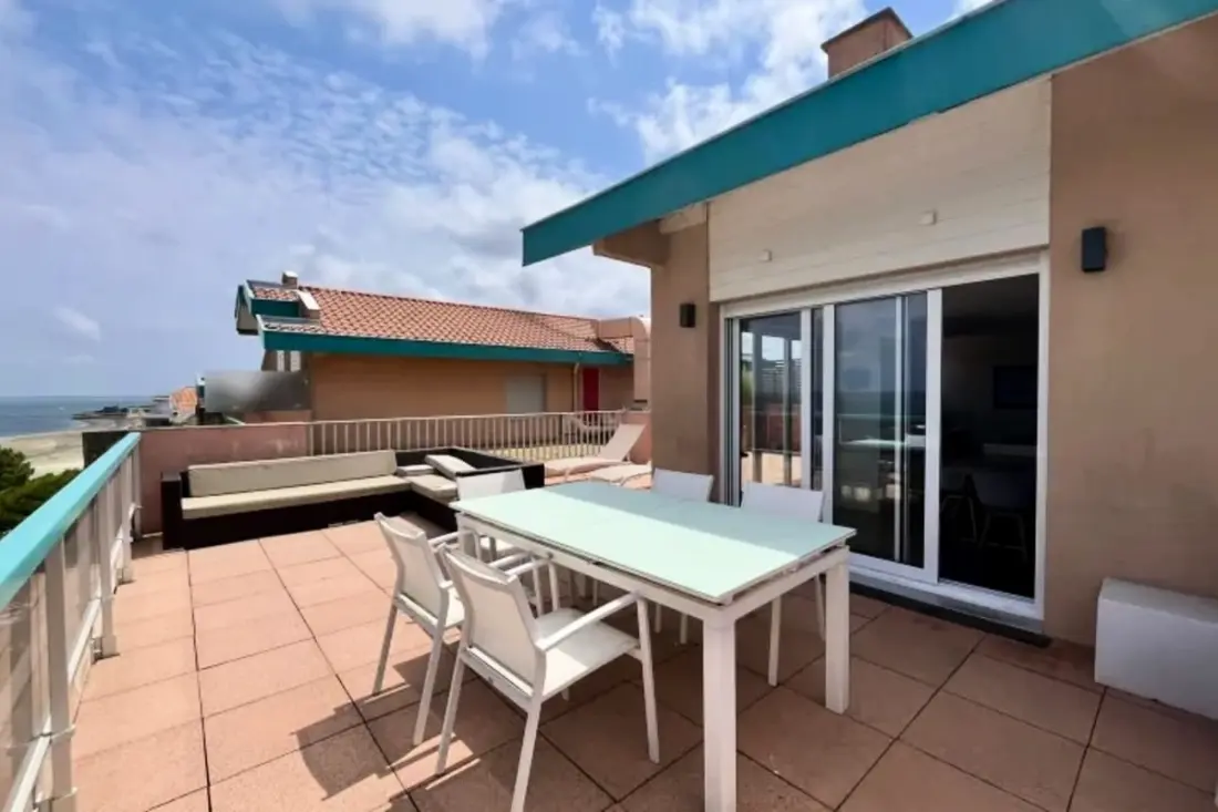 Eugénie - Terrace & Horizon Blue-duplex Tengeri kilátás Arcachonban