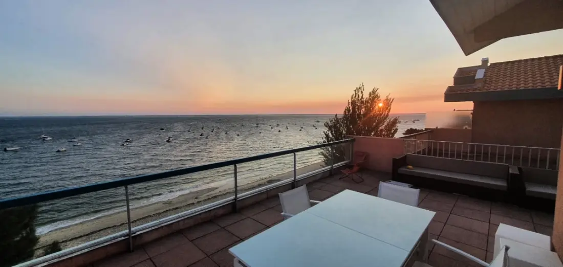 Eugénie - Terrace & Horizon Blue-duplex Tengeri kilátás Arcachonban