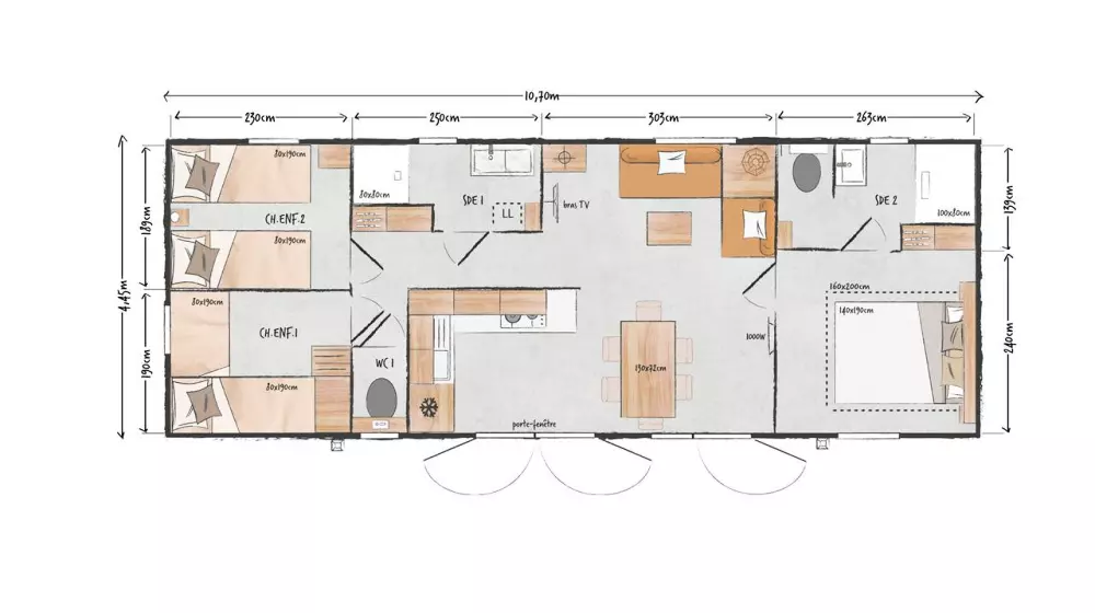 Camping Paradis Le Pearl4 Sterren★★★★